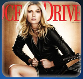 Sharapova in copertina sulla rivista Ocean Drive