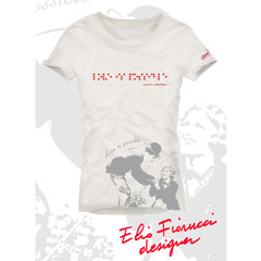 Elio Fiorucci aderisce ai progetti di Cbm con la T-shirt Braille