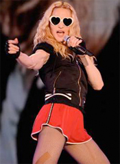 Madonna indossa Moschino nel suo Sticky & Sweet World Tour