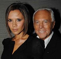 giorgio armani victoria beckham