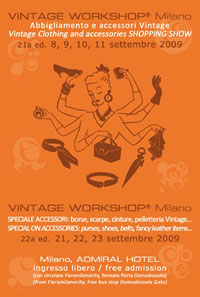 Vintage Workshop: a Settembre torna a Milano