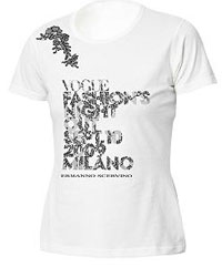 Ermanno Scervino: t-shirt in edizione limitata per Vogue Fashion