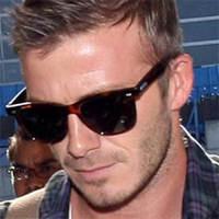 David Beckham sceglie occhiali Police
